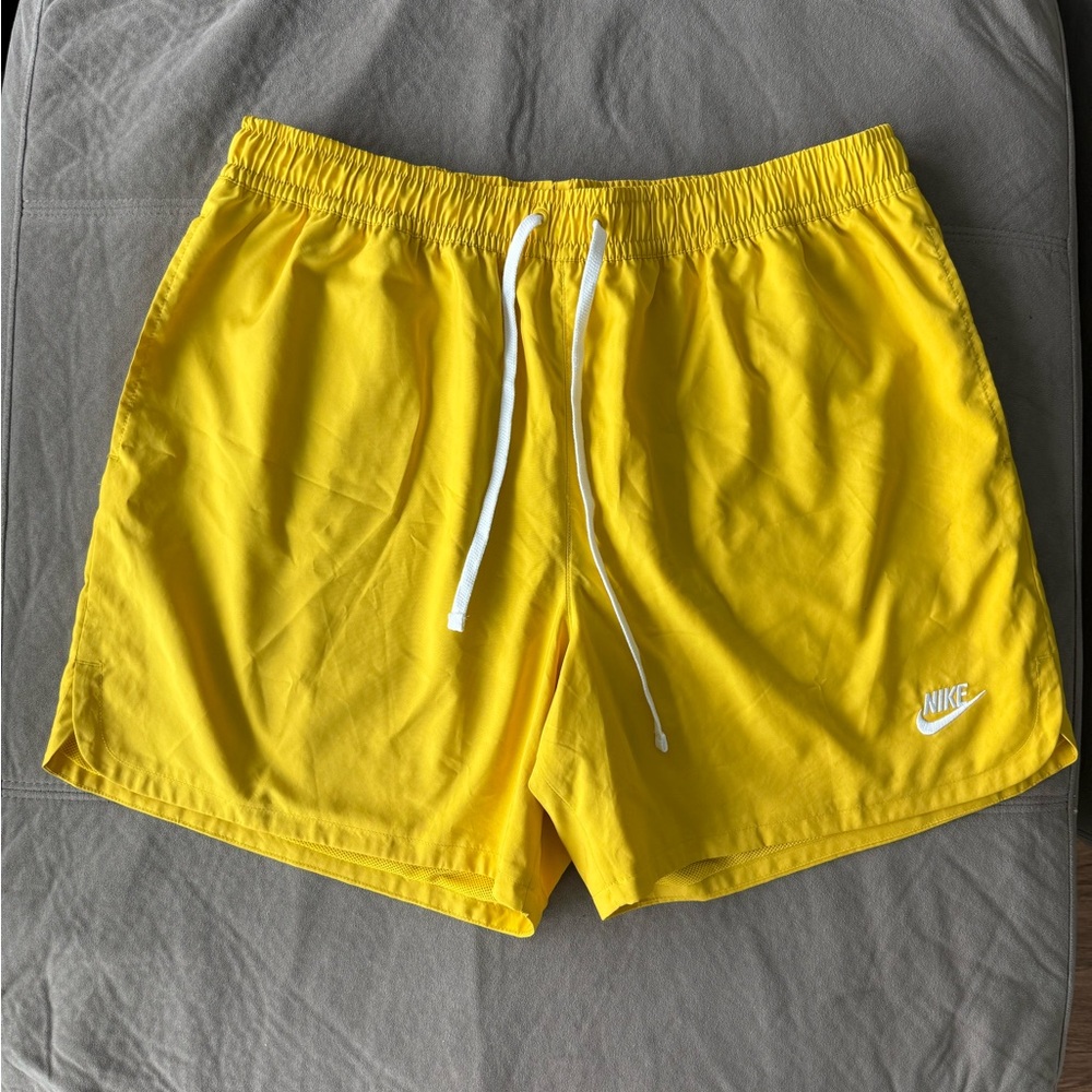 Men’s Nike Yellow Mesh Shorts